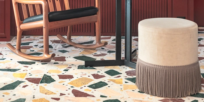 Multicoloured Terrazzo floor